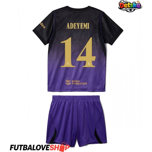 Dres Barcelona Karim Adeyemi #14 Preč pre deti 2026-27 Krátky Rukáv (+ trenírky)